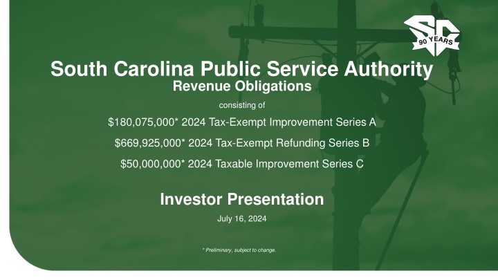 south carolina public service authority revenue