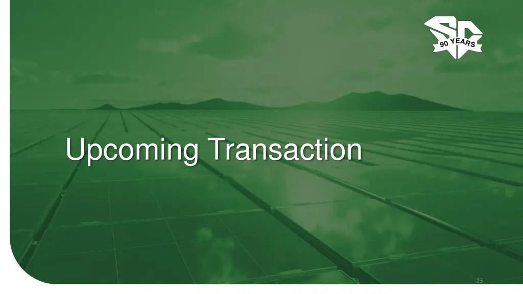 upcoming transaction