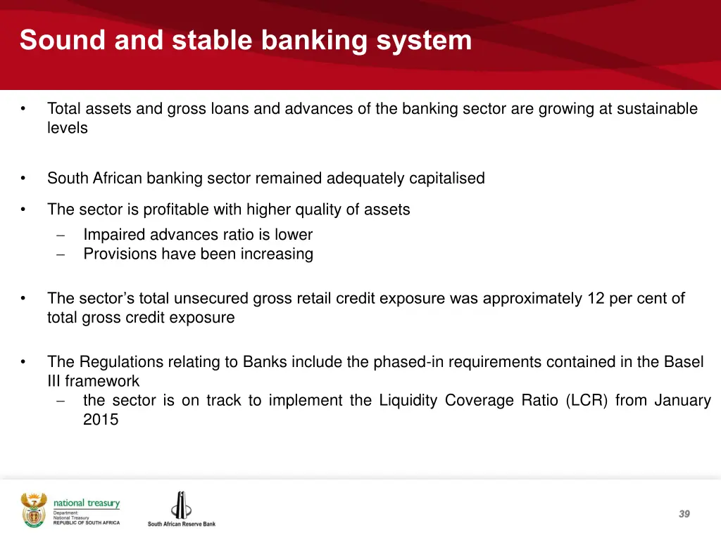 sound and stable banking system 1