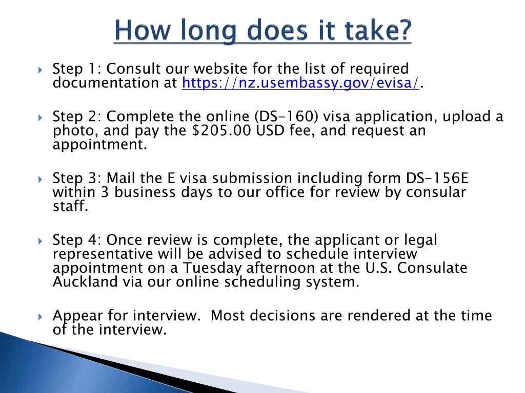 step 1 consult our website for the list