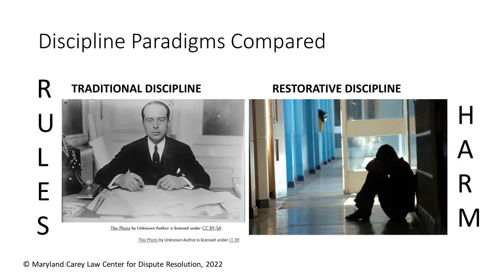 discipline paradigms compared