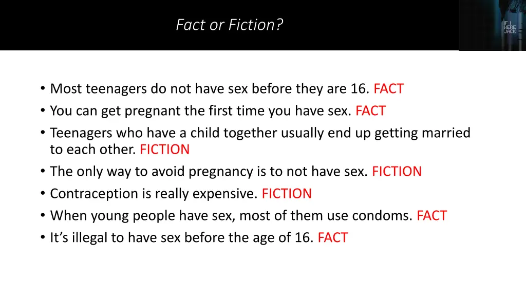 fact or fiction 1