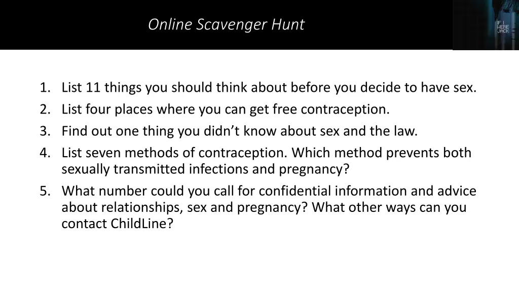 online scavenger hunt