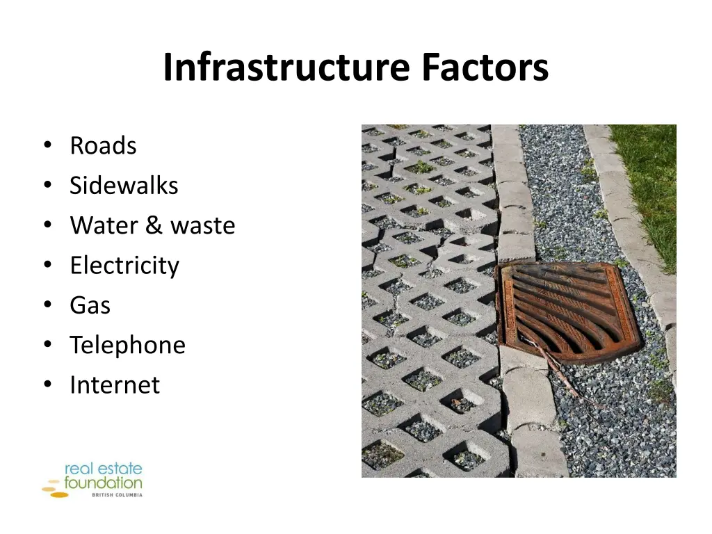 infrastructure factors