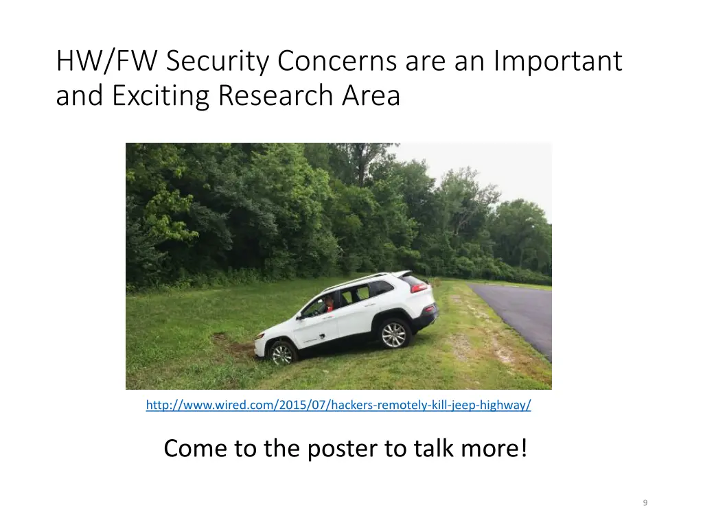 hw fw security concerns are an important