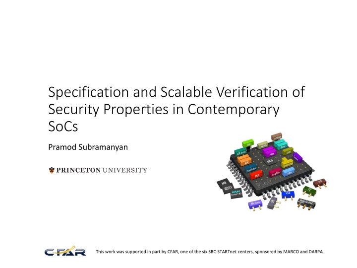 specification and scalable verification