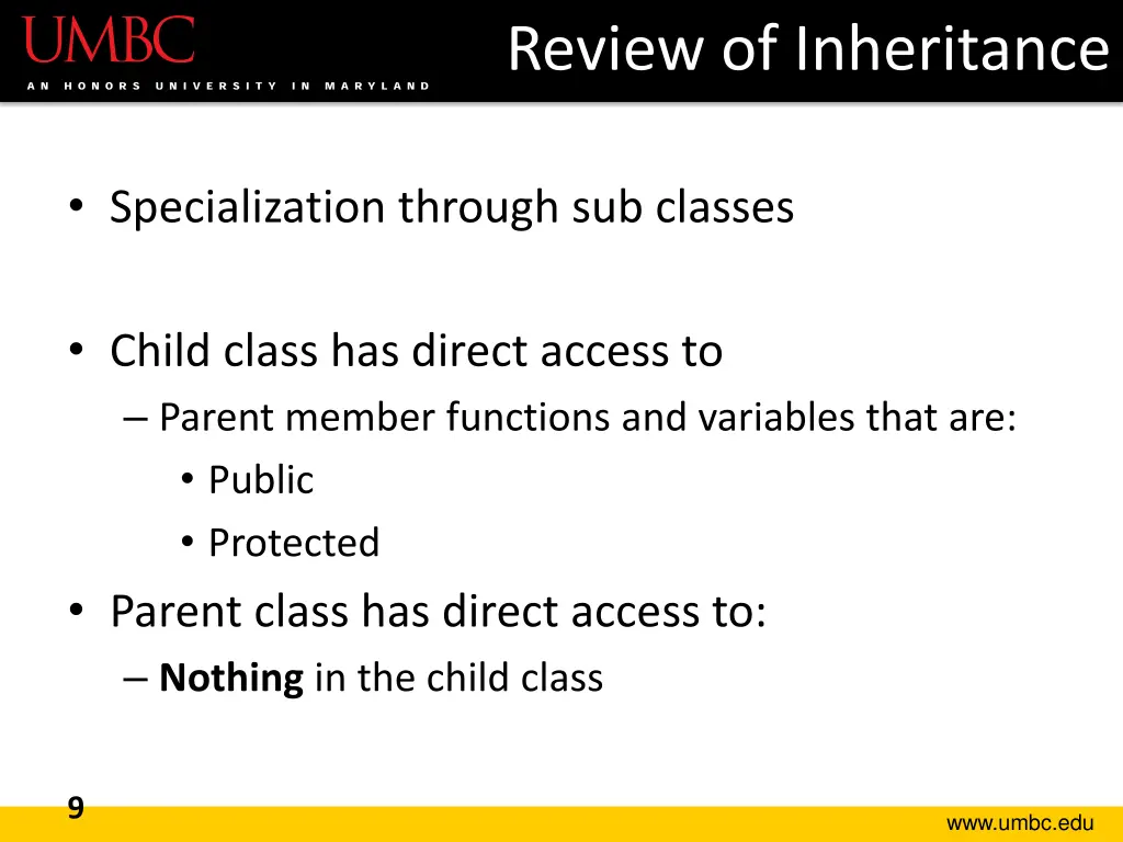 review of inheritance 4