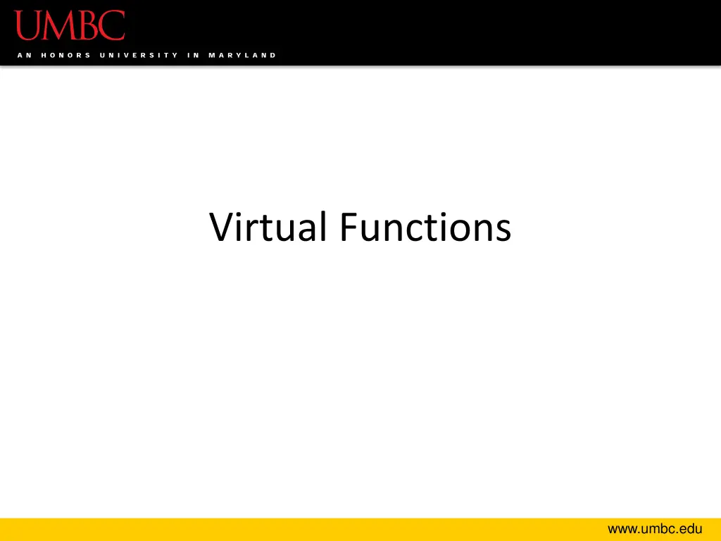 virtual functions