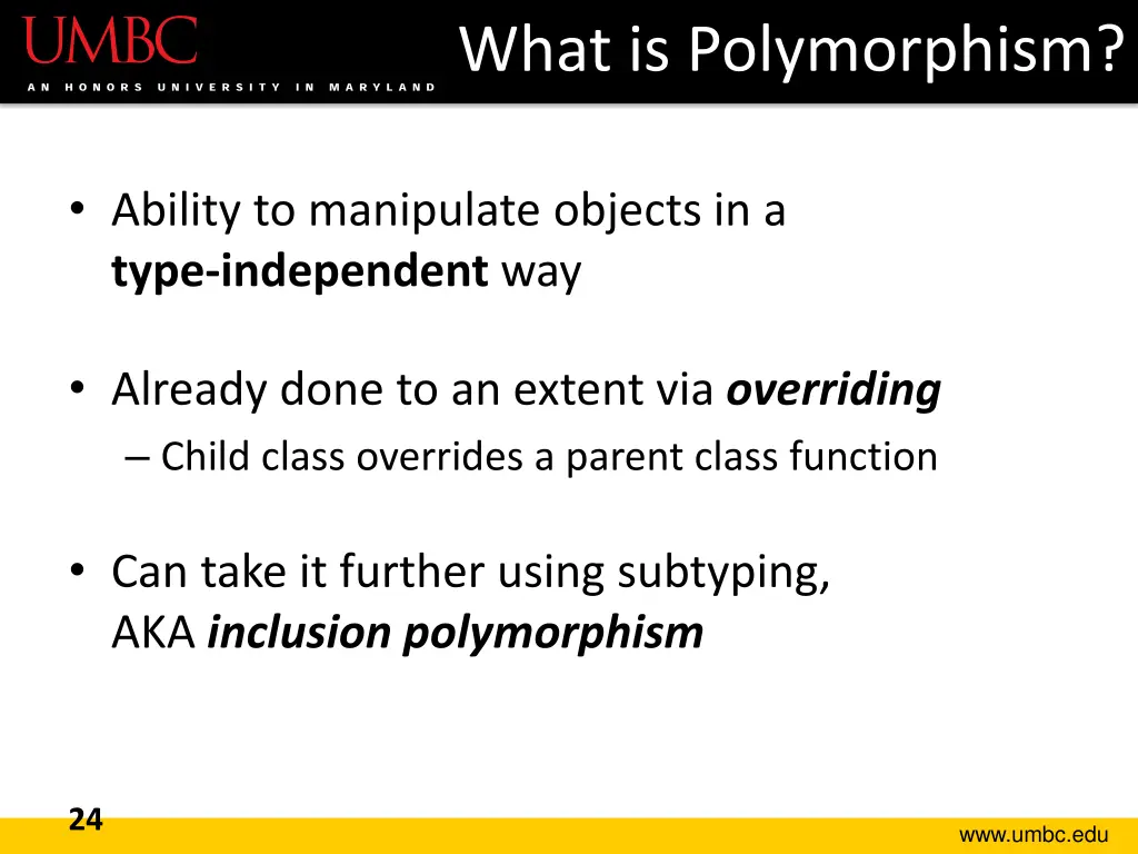 what is polymorphism