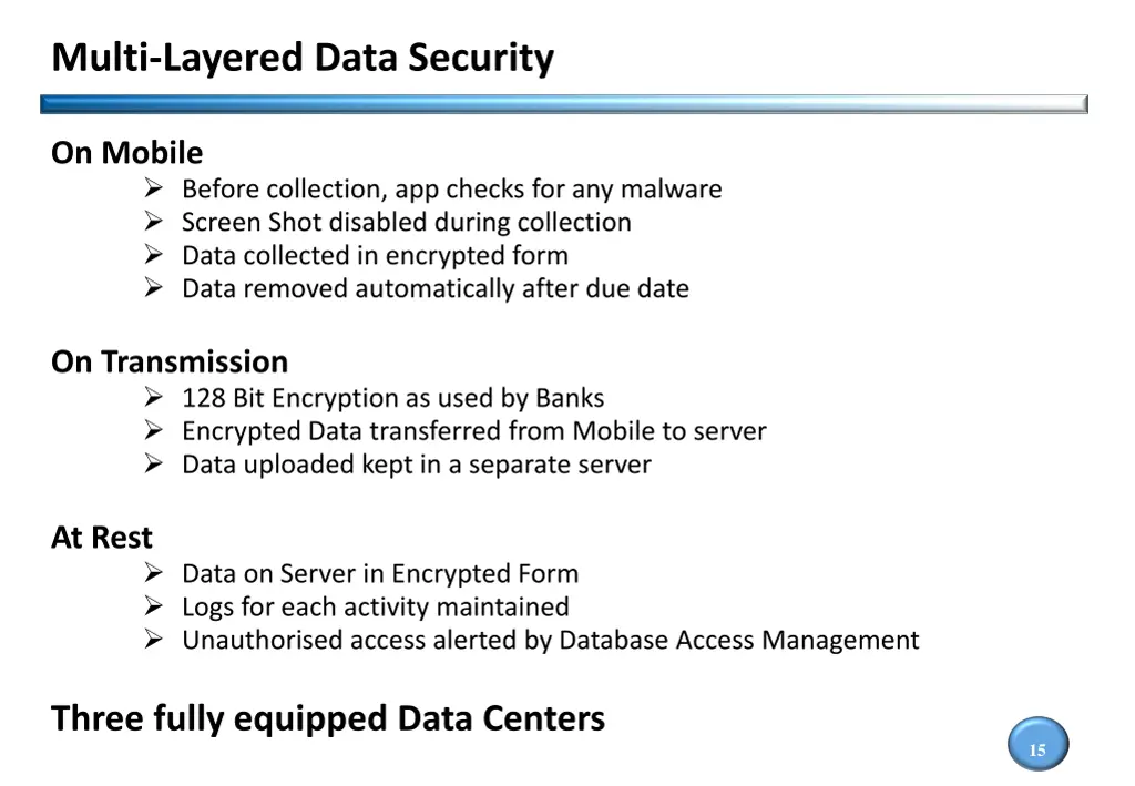 multi layered data security