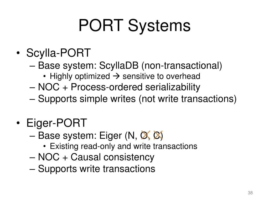 port systems