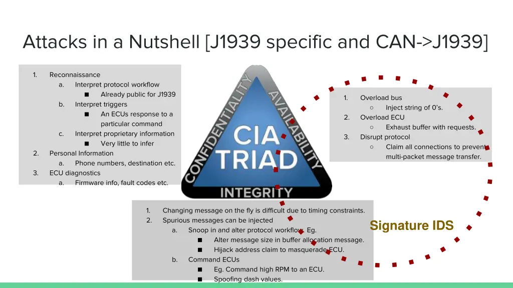 attacks in a nutshell j1939 specific and can j1939