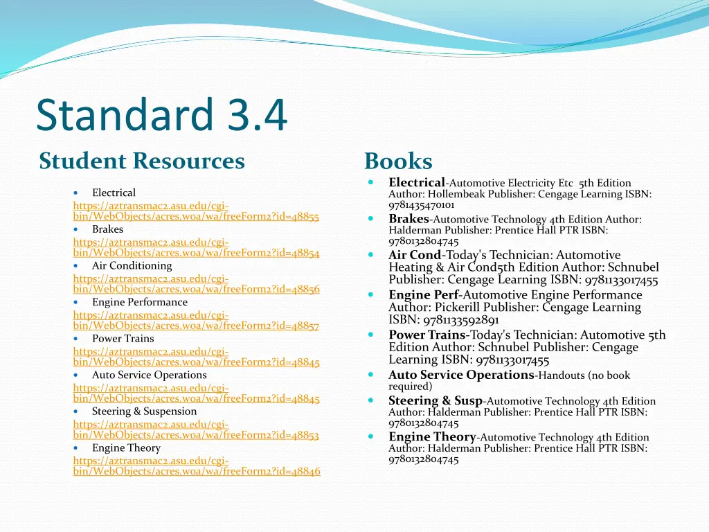 standard 3 4 student resources