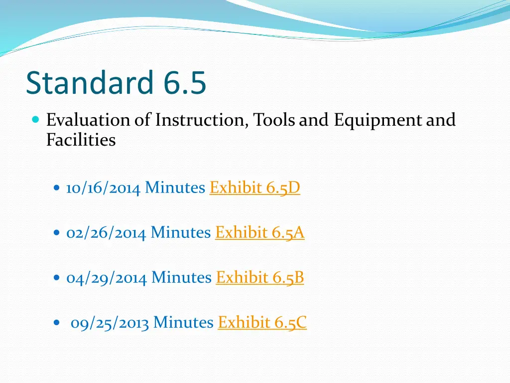 standard 6 5 evaluation of instruction tools