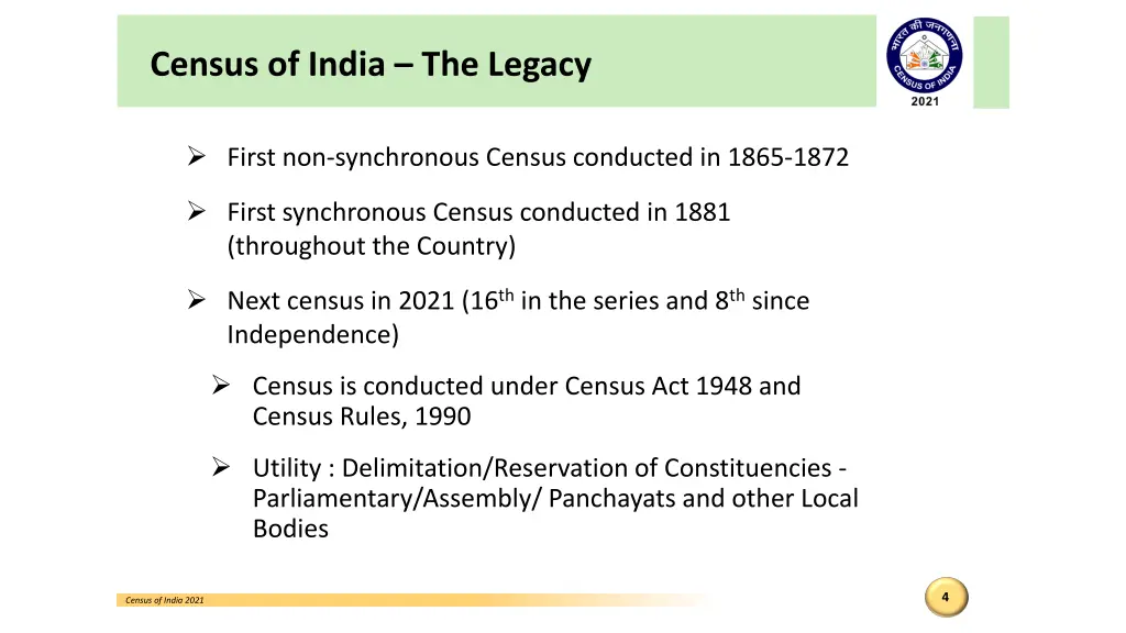 census of india the legacy