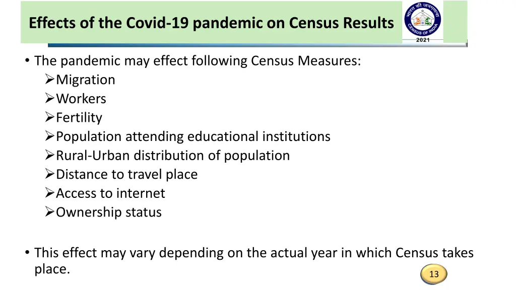 effects of the covid 19 pandemic on census results