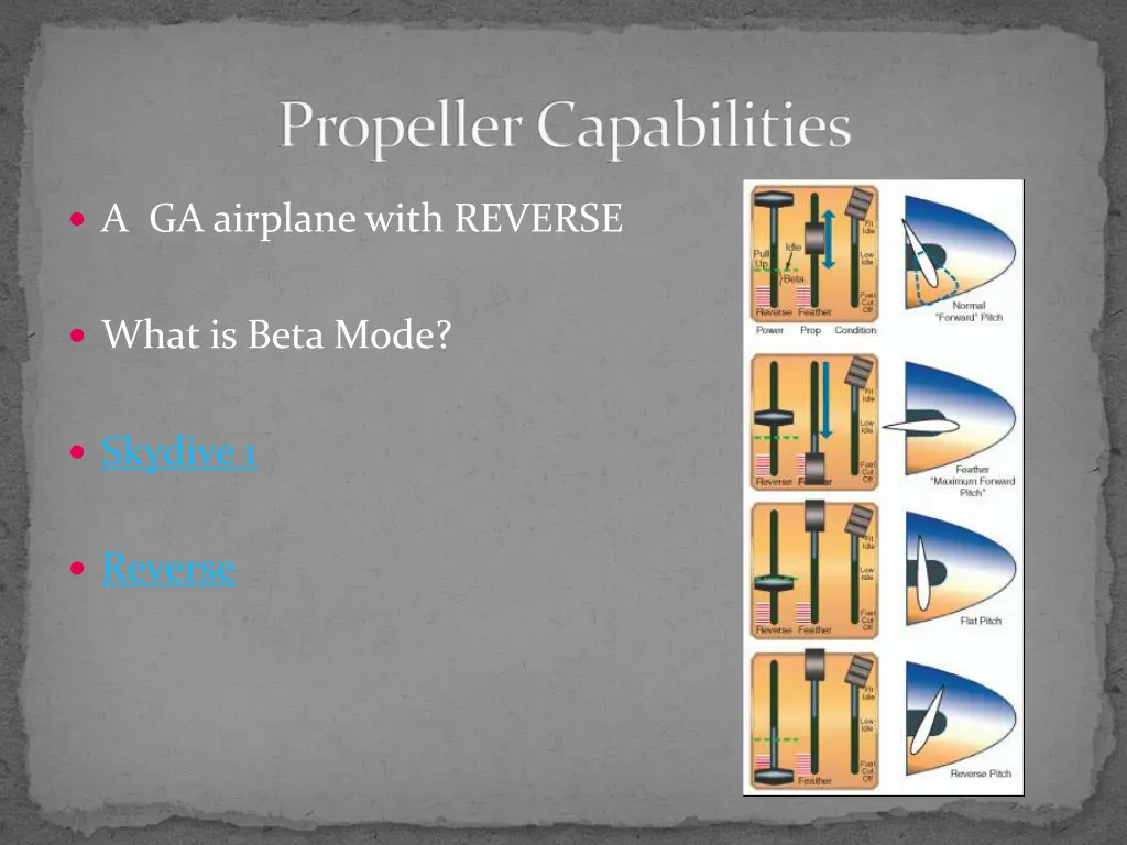 propeller capabilities