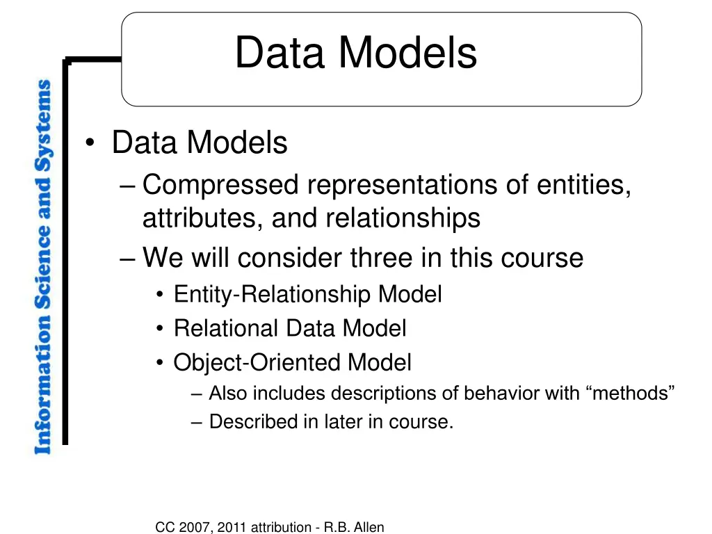 data models