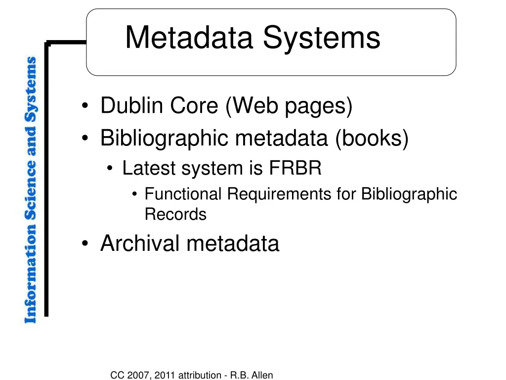 metadata systems