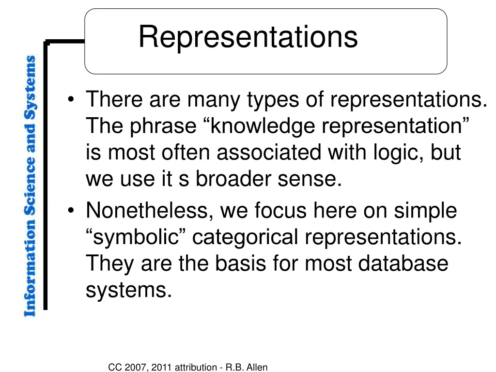 representations