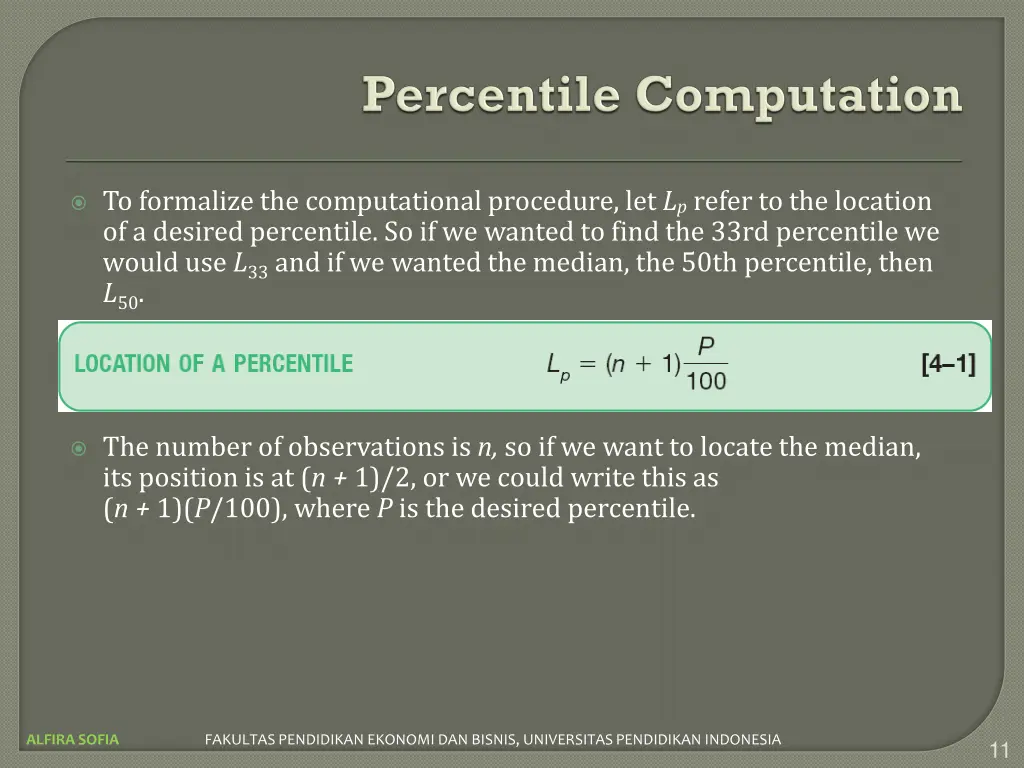 to formalize the computational procedure