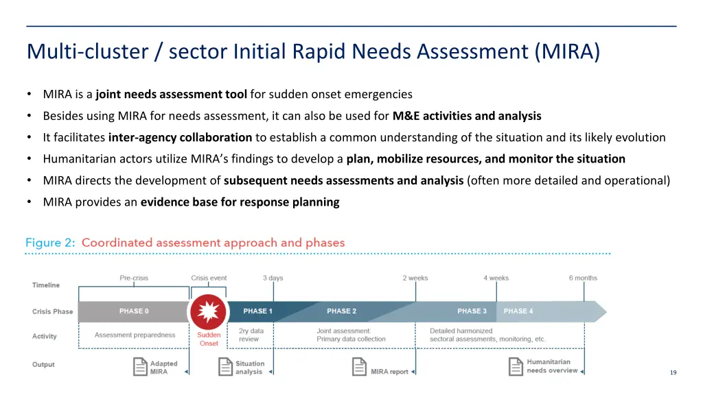 multi cluster sector initial rapid needs