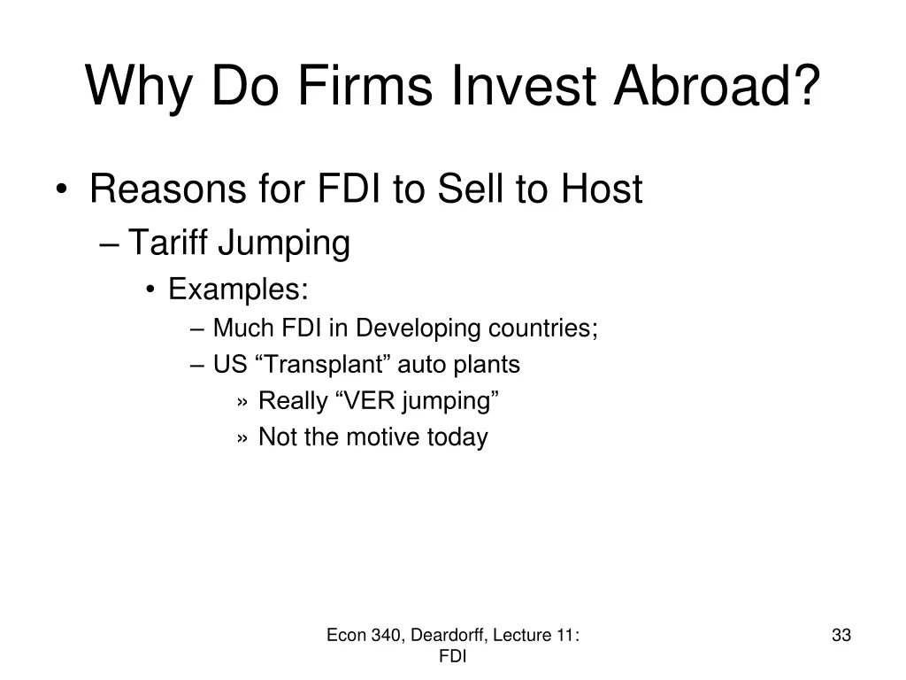 why do firms invest abroad 4