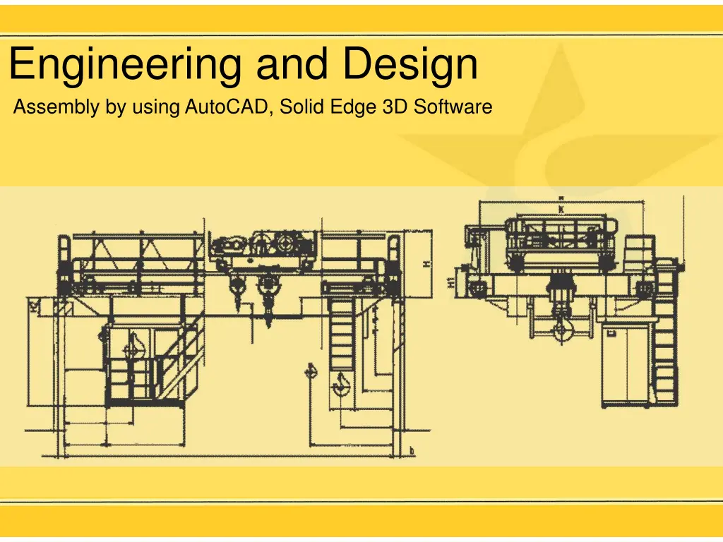 engineering and design assembly by using autocad