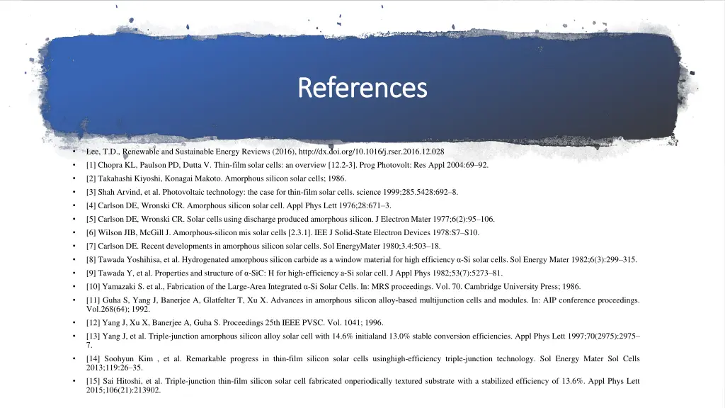 references references