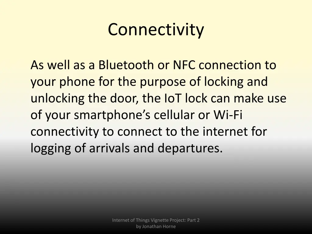 connectivity