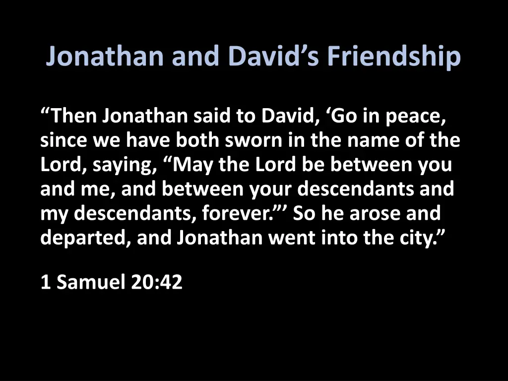 jonathan and david s friendship 3