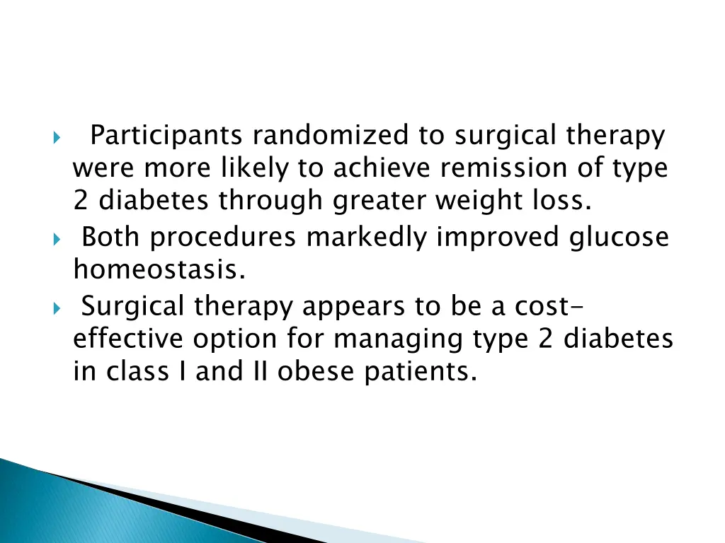 participants randomized to surgical therapy were