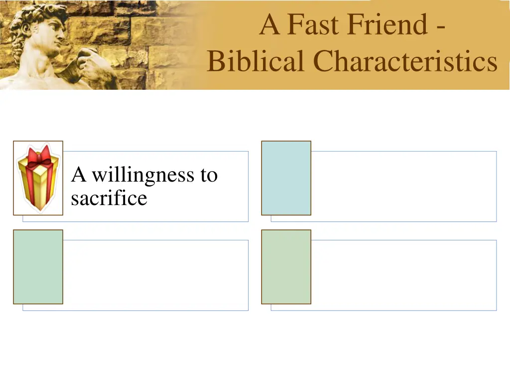 a fast friend biblical characteristics