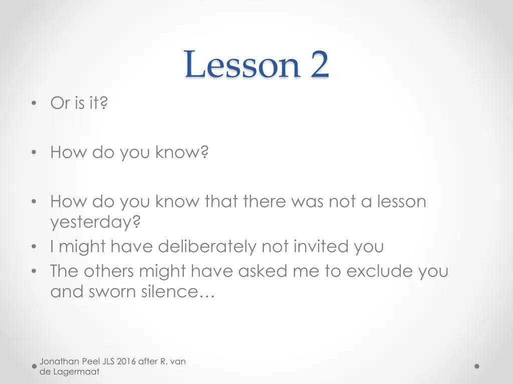 lesson 2