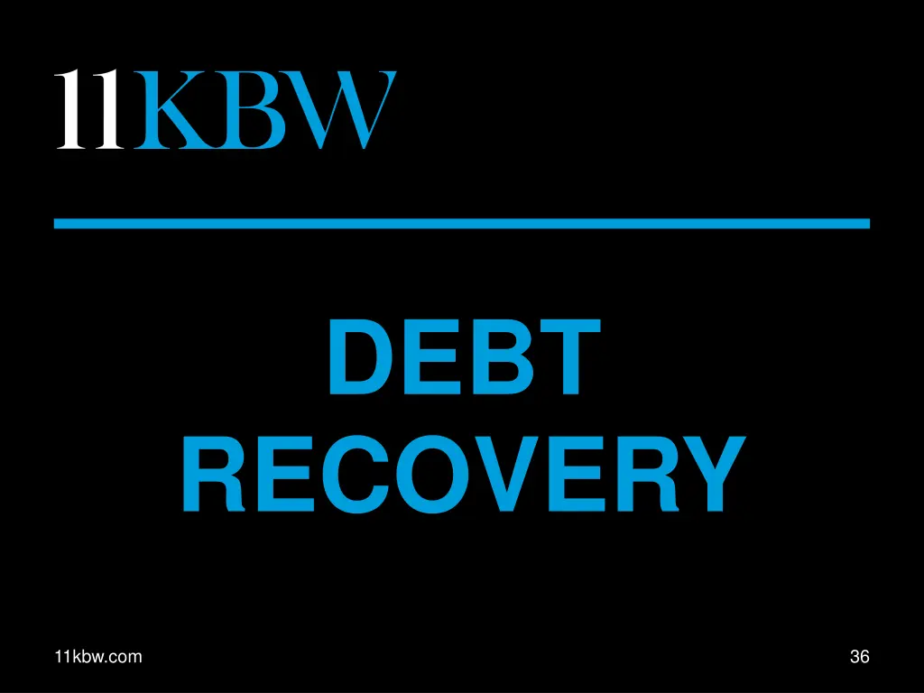 debt recovery