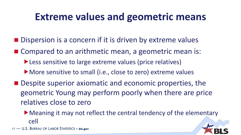 extreme values and geometric means