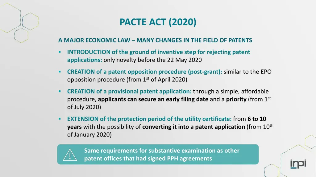 pacte act 2020