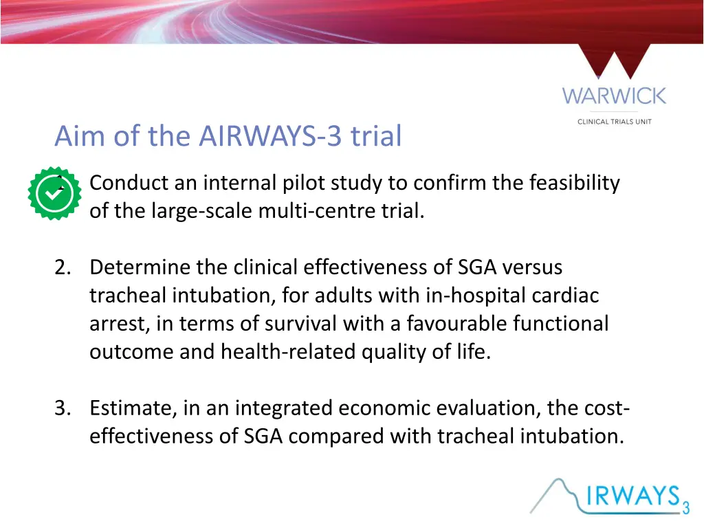 aim of the airways 3 trial