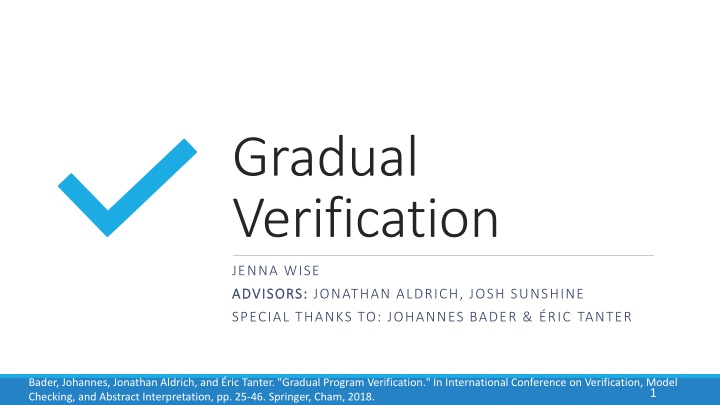 gradual verification