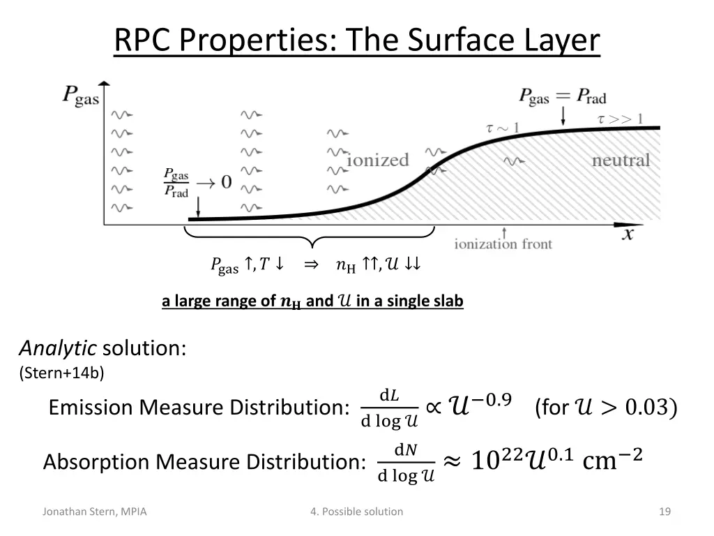 rpc properties the surface layer