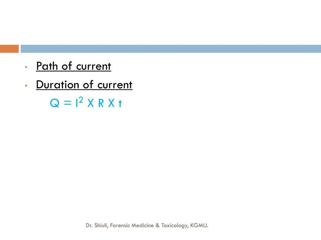 path of current