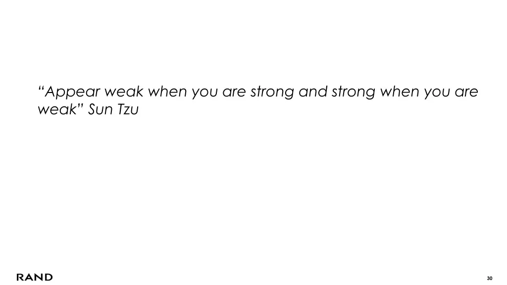 appear weak when you are strong and strong when