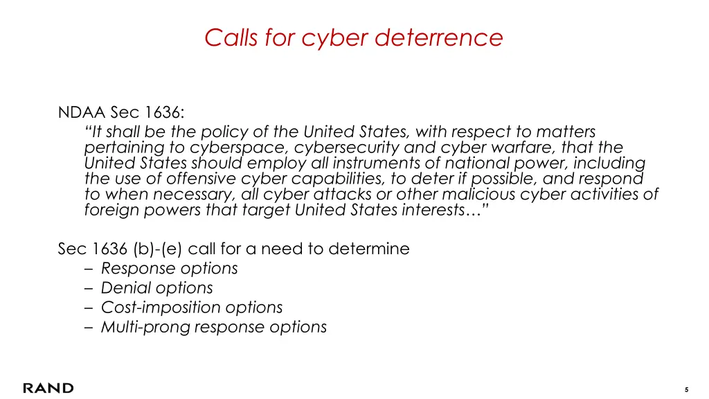 calls for cyber deterrence 1