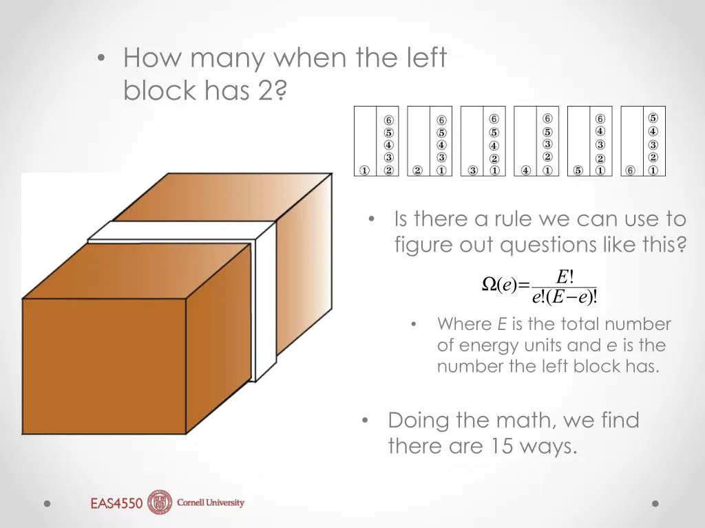 how many when the left block has 2