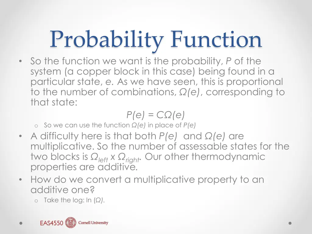 probability function so the function we want