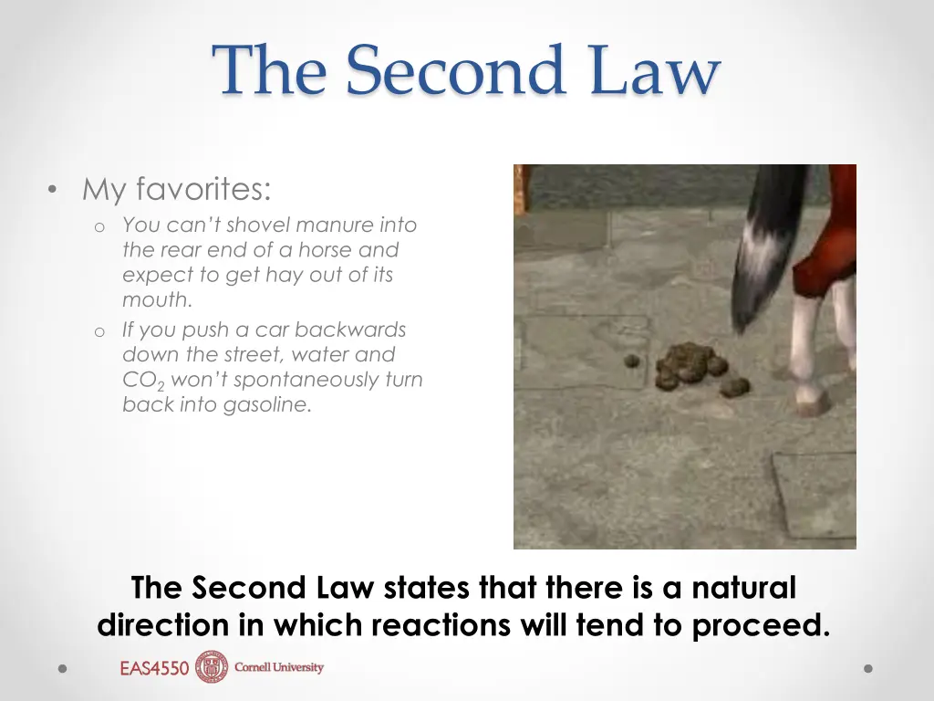 the second law