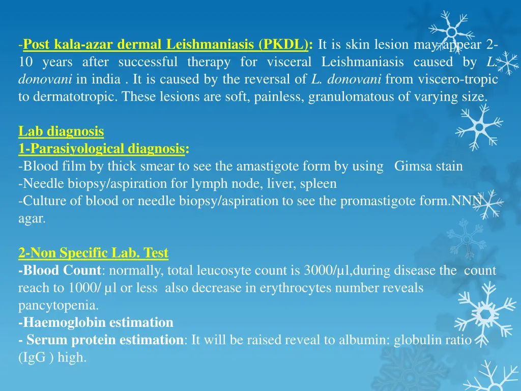 post kala azar dermal leishmaniasis pkdl