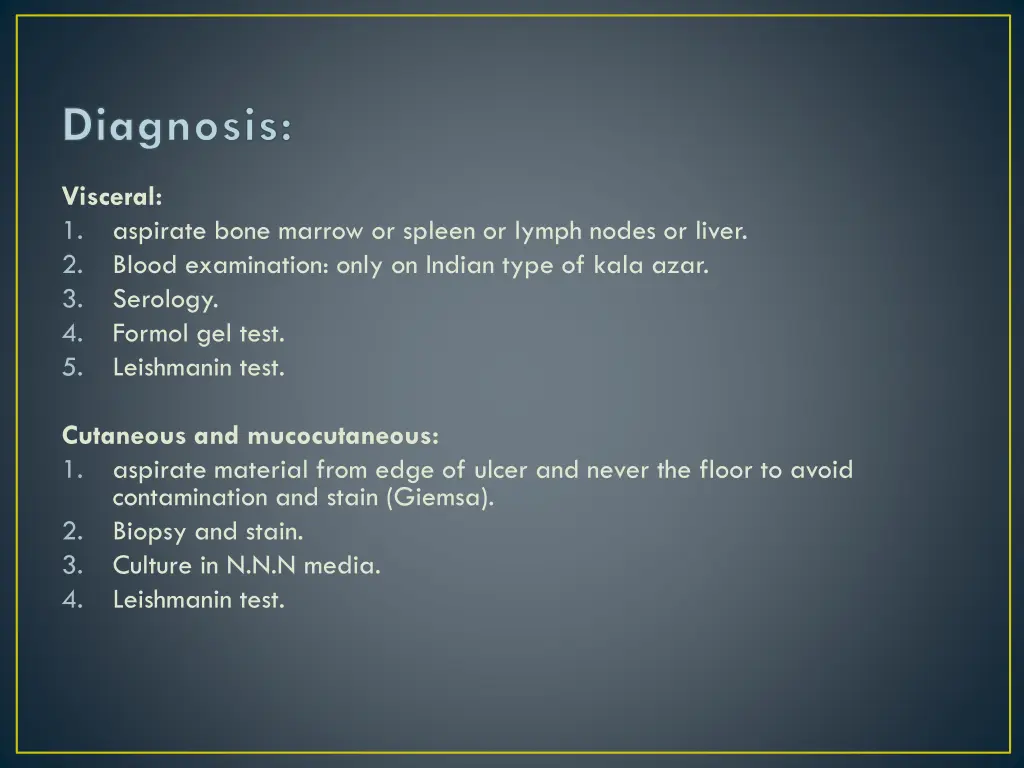 diagnosis