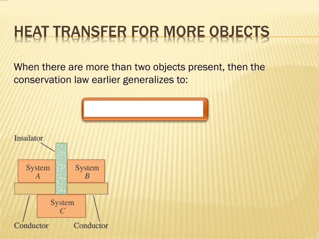 heat transfer for more objects