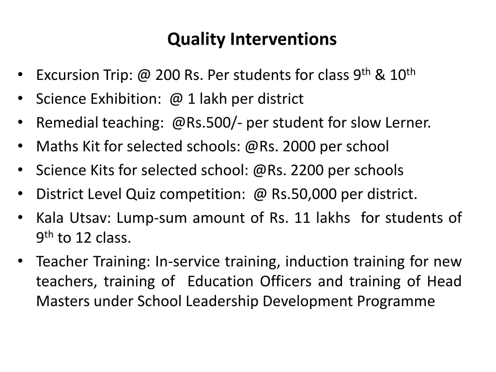 quality interventions 1